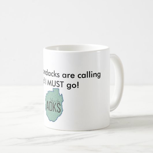 Adirondacksは呼んでいます マグカップ (正面右)