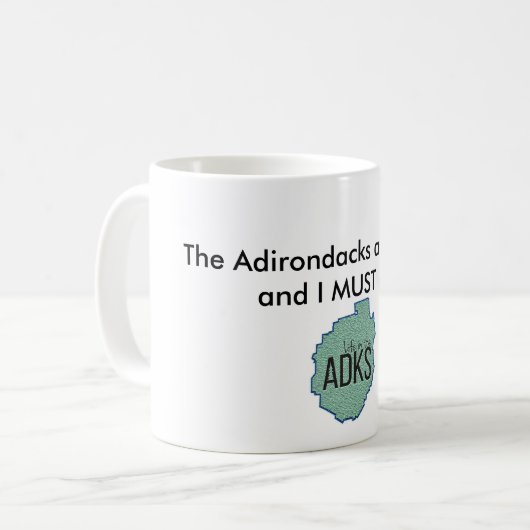 Adirondacksは呼んでいます マグカップ (正面左)