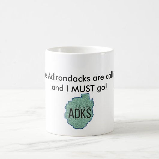 Adirondacksは呼んでいます マグカップ (中央)