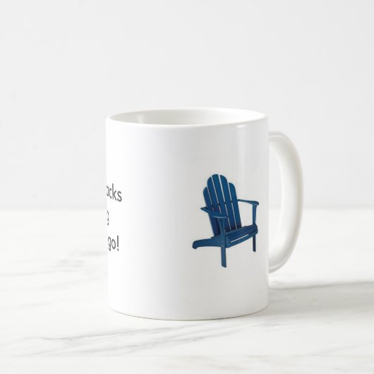 Adirondacksは- Adirondackの椅子呼んでいます マグカップ (正面右)