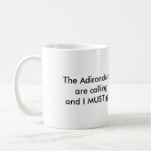 Adirondacksは- Adirondackの椅子呼んでいます マグカップ (左)