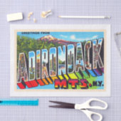 Adirondacksニューヨークヴィンテージラージレター 薄葉紙 (クラフト)