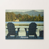 Adirondacks, NYのAdirondack Chairsから表示 ジグソーパズル (横)
