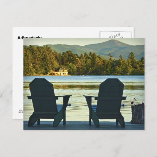 Adirondacks, NYのAdirondack Chairsから表示 ポストカード (正面/裏面)