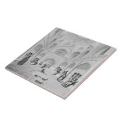 Adji Seidフセインのバザー、「旅行からのKashanで、 タイル (側面)