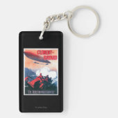 Adjudant Vincenot WWIの飛行船の昇進ポスター キーホルダー (裏面)