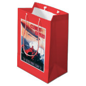 Adjudant Vincenot WWIの飛行船の昇進ポスター ミディアムペーパーバッグ (裏面アングル)