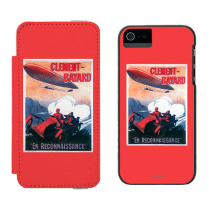 Adjudant Vincenot WWIの飛行船の昇進ポスター iPhone SE/5/5sウォレットケース