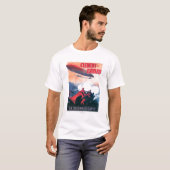 Adjudant Vincenot WWIの飛行船の昇進ポスター Tシャツ (正面フル)