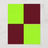 ADJUSTABLE chartreuse & Brown Flyer チラシ (裏面)
