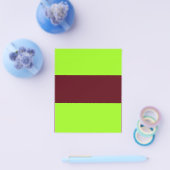 ADJUSTABLE chartreuse & Brown Flyer チラシ (シングル)