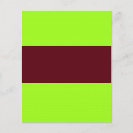 ADJUSTABLE chartreuse & Brown Flyer チラシ (正面)
