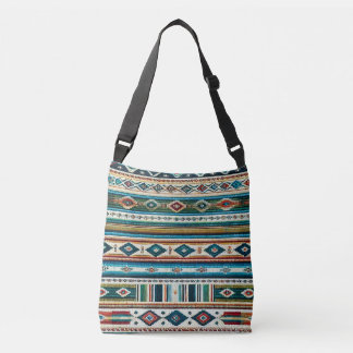 ADJUSTABLE TOTE "AGUA" メキシカンスタイルプリント クロスボディバッグ