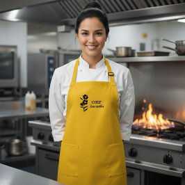 Adjustable women's apron - Gift for mom apron ロングエプロン