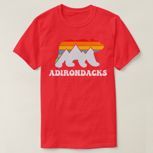 ADKアディロンドアハイピークNYベア Tシャツ (デザイン正面)