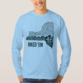 ADK46ハイキング長袖Tシャツ(グリーンロゴ) Tシャツ