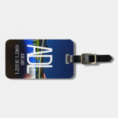 ADLアデレードの荷物のラベル ラゲッジタグ (正面横)