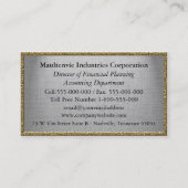 Adlamchelleの冬のエレガントなプロフェッショナル 名刺 (裏面)