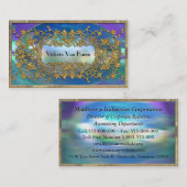 Adlamchelleの杜松のエレガントなプロフェッショナル 名刺 (正面/裏面)