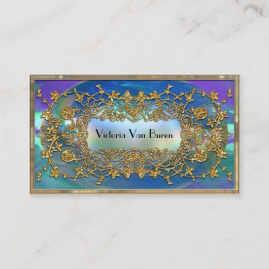 Adlamchelleの杜松のエレガントなプロフェッショナル 名刺 (正面)