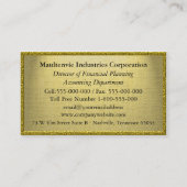 Adlamchelleの秋のエレガントなプロフェッショナル 名刺 (裏面)