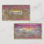 Adlamchelle Vivianのエレガントなプロフェッショナル 名刺 (正面/裏面)