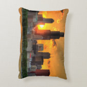 Adlerからのシカゴのスカイラインの眺め アクセントクッション (裏面(縦))