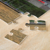 Adlerからのシカゴのスカイラインの眺め ジグソーパズル (側面)