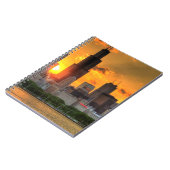 Adlerからのシカゴのスカイラインの眺め ノートブック (左側)