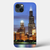 Adlerのプラネタリウムからのシカゴのスカイライン Case-Mate iPhoneケース (裏面)