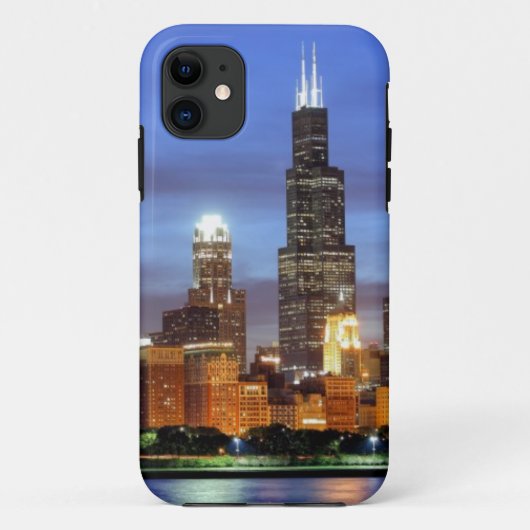 Adlerのプラネタリウムからのシカゴのスカイライン Case-Mate iPhoneケース (裏面)