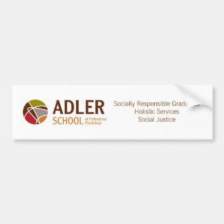Adlerの学校のバンパーステッカー4 バンパーステッカー