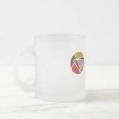 Adlerの学校の曇らされたガラスのマグ1 フロストグラスマグカップ (左)