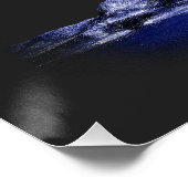 Adler mit Flügeln der amerikanischen Flagge ポスター (コーナー)