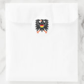 Adler Wappen Deutschland eagle crest Germany ラウンドシール (バッグ)