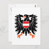 Adler Wappen Österreich eagle crest Austria ポストカード (正面/裏面)