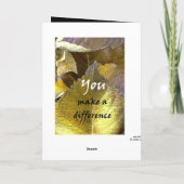 Adminのプロフェッショナル日の陸軍少佐の階級章ありがとう サンキューカード (裏面)