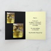 Adminのプロフェッショナル日の陸軍少佐の階級章ありがとう サンキューカード (内部)