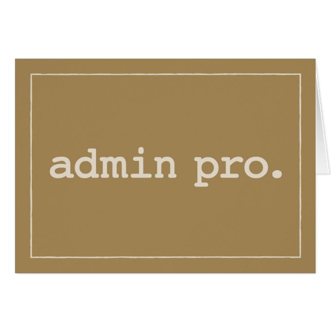 Admin Proの定義(Admin Pro Day) (正面横)
