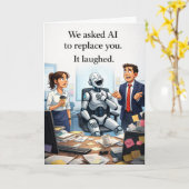 Admin Pro Day - Asked AI to Replace You カード (黄色い花)