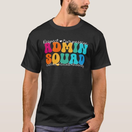 Admin Squad Appreciation Week Back to School Tシャツ (正面)