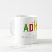 Admin Squad Office Staff Groupチーム新学期 コーヒーマグカップ (正面左)