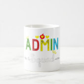 Admin Squad Office Staff Groupチーム新学期 コーヒーマグカップ (中央)