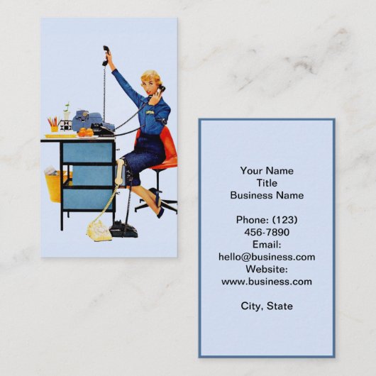 Administrative Assistant Business Card 名刺 (正面/裏面)