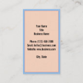 Administrative Assistant Business Card 名刺 (裏面)