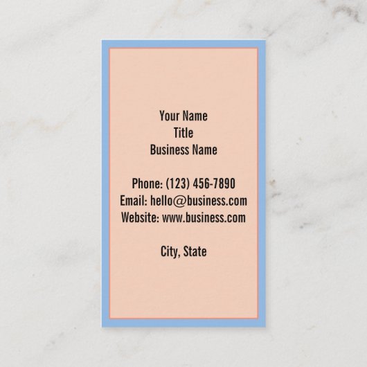 Administrative Assistant Business Card 名刺 (裏面)