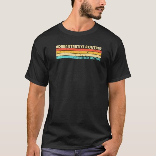 Administrative Assistant  Job Title Profession Tシャツ (正面)
