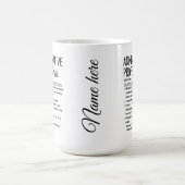 Administrative professional コーヒーマグカップ (中央)