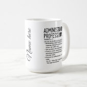 Administrative professional コーヒーマグカップ (正面右)