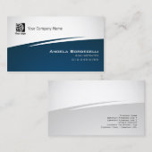 Administrator Finance Managementジグザグ 名刺 (正面/裏面)